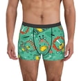 thumbnail image 4 of Wukai Funny Animals in Jungle Print Men’s Underwear Breathable Boxer Briefs,&nbsp;Moisture Wicking & Breathable-XX-Large, 4 of 7