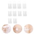 thumbnail image 4 of Viveous 10Pcs Clear Gift Bag with Handle Transparent Shopping Tote Bags Takeout Handbag with Bottom for Reusable Shopping Bags, 4 of 11
