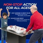Top Shelf Pro Stars Durable Easy-to-Use Rods Ultimate Table Hockey Game, 28 x 14