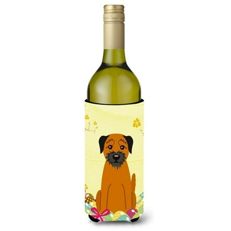 

Easter Eggs Border Terrier Wine Bottle Beverge Insulator Hugger