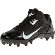 Nike Boy's Alpha Strike 3/4 TD Football Cleat, Black/White, 3.5 M Little Kid US