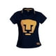 thumbnail image 1 of Jersey Pumas Retro 1980 Old School Sports Para Mujer Talla GD Azul marino/dorado, 1 of 4