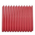 thumbnail image 1 of Candelabro Taper Candles de 10 pulgadas, rojo, 24 unidades, sin perfume, 1 of 7