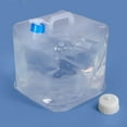 thumbnail image 2 of Agiferg Bidons d'Eau Pliables pour Camping Sac de Stockage d'Eau Seau d'Eau avec Robinet Randonnée Extérieure Réservoir d'Eau Potable, Sûr pour les Aliments, Transparent, 2 of 9