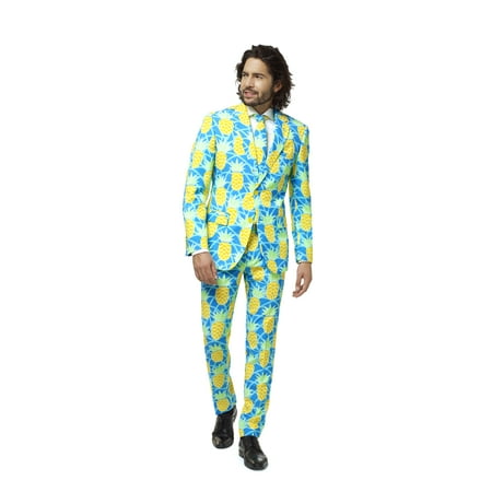 OppoSuits Men's Shineapple Pineapple Tropical Suit