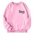 thumbnail image 4 of Sweat à Capuche pour Enfants Automne et Hiver, Imprimé Lettres, Col Rond, Manches Longues, (1) Couverture, Chandail à Capuchon pour Adolescentes, Chandails en Molleton et Chandails à Capuchon pour Filles, Chandail à Capuchon Court à Fermeture Éclair, 4 of 8