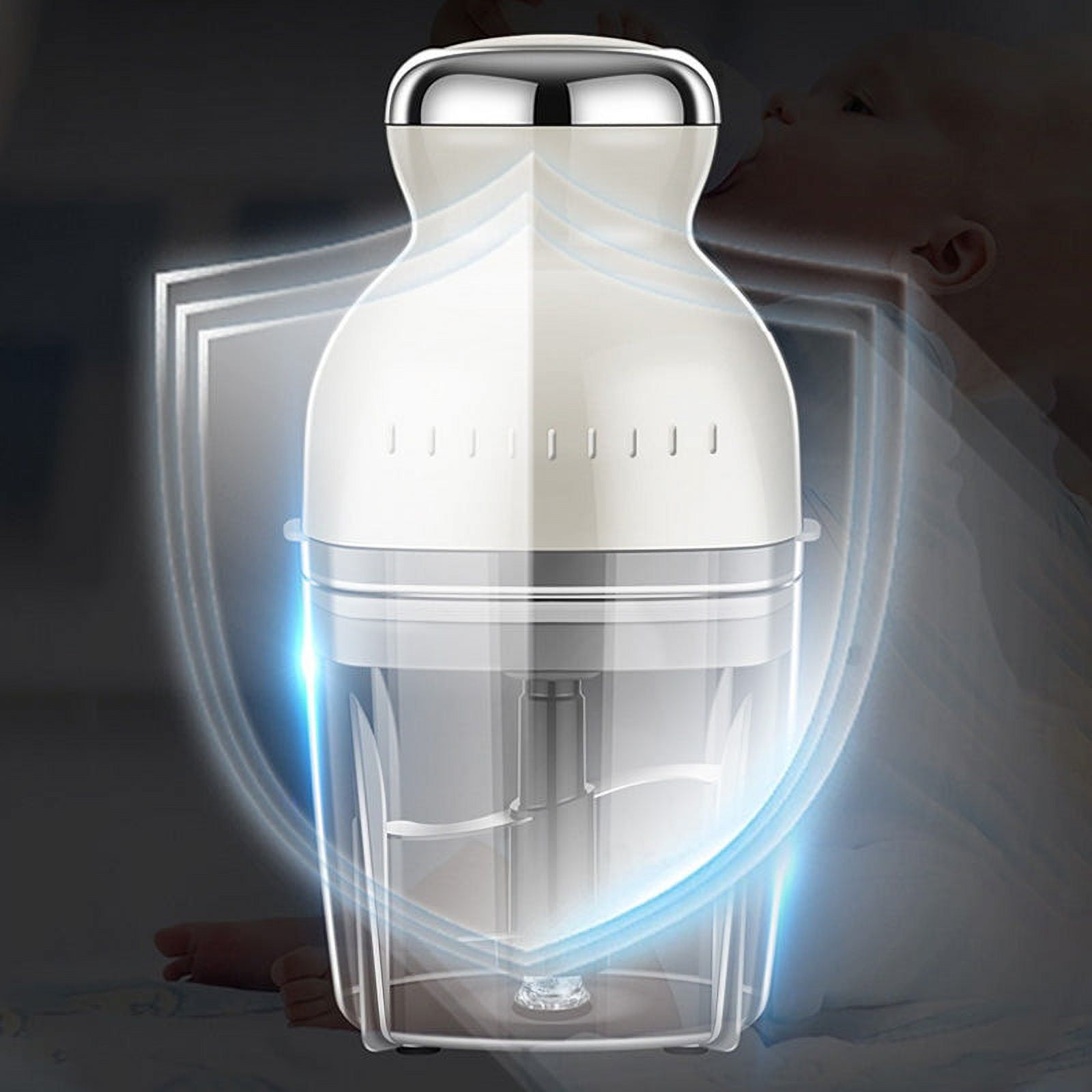 Outoloxit Multifunctional Mini Food Processor and Juicer with Meat Grinder, Portable Stainless Steel, 500ml Capacity, for Easy Cooking and Cleaning