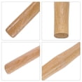 thumbnail image 2 of IFANLANDOR 2 Pcs Poignée de Marteau Bois Beige Tête Ronde Prise Sécurisée pour Jardinage, 2 of 6