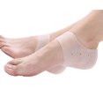 thumbnail image 3 of ShenMo Housse de Protection Hydratante en Silicone Soulage la Douleur au Talon Anti-Douleur - crack Couverture de Talon Semelle Intérieure Blanche 2 Pièces, 3 of 4