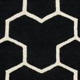 thumbnail image 5 of SAFAVIEH Cambridge Joshua Geometric Tessellation Wool Area Rug, Black/Ivory, 4' x 6', 5 of 5