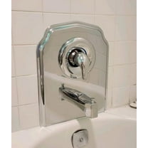 UPDATE PLATE for Single Handle Tub & Shower Valves, Space-Saving, Problem Solved (Chrome)
