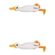 thumbnail image 3 of Wosthever Cebo falso, señuelo de pato de superficie ligera de plástico realista, cebos flotantes para lubina, bagre, fuerte atracción Type2 NO2, 3 of 6