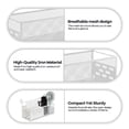 thumbnail image 4 of Multifunctional Dormitory Hanging Storage Rack Iron Basket for Bedside Bunk Bed School Apartment, 4 of 6