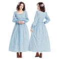 thumbnail image 2 of Sous-vêtements pour Femmes Costume d'Halloween Cosplay Col Carré Combinaison Robe à Fleurs, 2 of 4