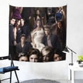 thumbnail image 2 of The Vampire Diaries Tapestry Luxury Wall Hanging Tapestries Decor For Bedroom Living Room Dormitory Mural Blanket 59x59in, 2 of 8