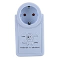 thumbnail image 1 of Qiilu GSM Smart Switch,Smart GSM Power Outlet Plug Socket with Temperature Sensor SMS Command Control EU Plug, GSM Plug Socket, 1 of 7