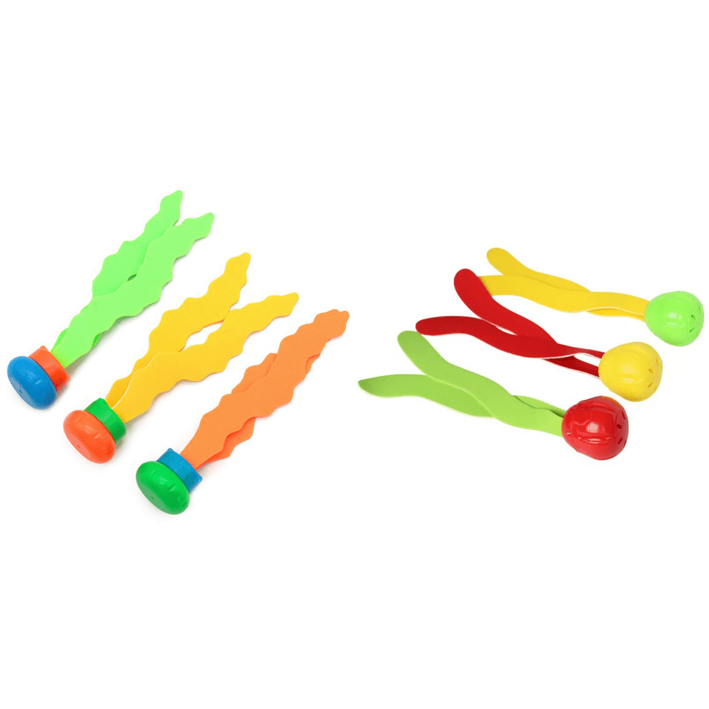 Riisoyu Set De 2 Anillos De Buceo De 2.5 M – Juguetes De Piscina Para Entrenamiento Subacuático – PVC Con Núcleo De Hierro