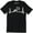 Black, variant on Paw Print Heartbeat Lifeline Dog - Dog Lover Men's Gift T-Shirt