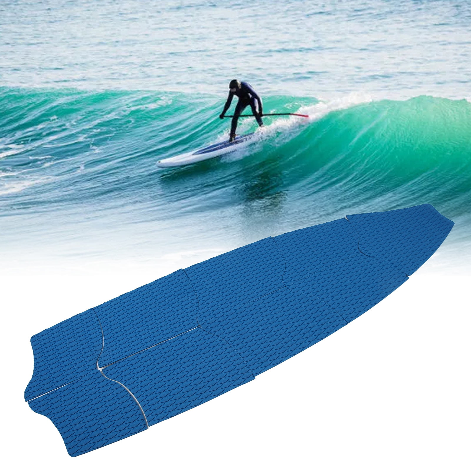 Surfboard Traction Pad Paddle Board Traction Mat Anti Slip Deck Mat
