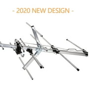Outdoor Yagi TV Antenna up to 200 Mile for Clear Reception 4K 1080P HD with Mounting Pole and Installation Kit Support 5 TVs