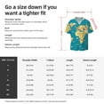 thumbnail image 7 of Haiem World Map With Landmarks Men's Casual Shirts Short Sleeve Button Down Shirts Fashion Textured Summer Beach Shirt-Medium, 7 of 7