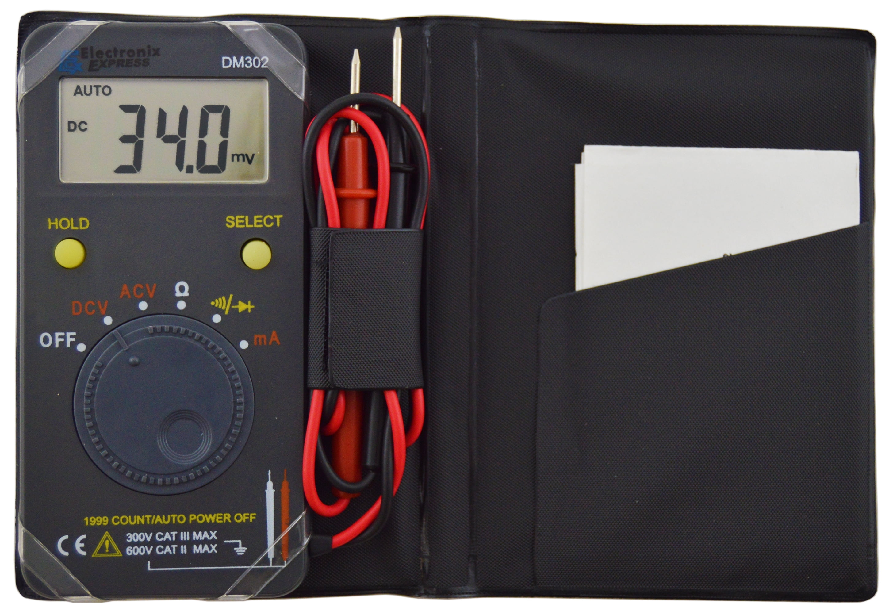 Super Slim Pocket Size Auto Range Digital Multimeter AC/DC Voltage