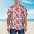 thumbnail image 4 of Goofa Orchids Flowers Hawaiian Shirt for Men, Unisex Summer Beach Casual Short Sleeve Button Down Shirts,Aloha Tropical Floral print shirt-Medium, 4 of 9