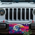 thumbnail image 5 of License Plate, Colorful Eagle and Flag Decorative Front,Personalized Stainless Steel License Plate Cover For Men Women,12.2" X 6.2", 5 of 6