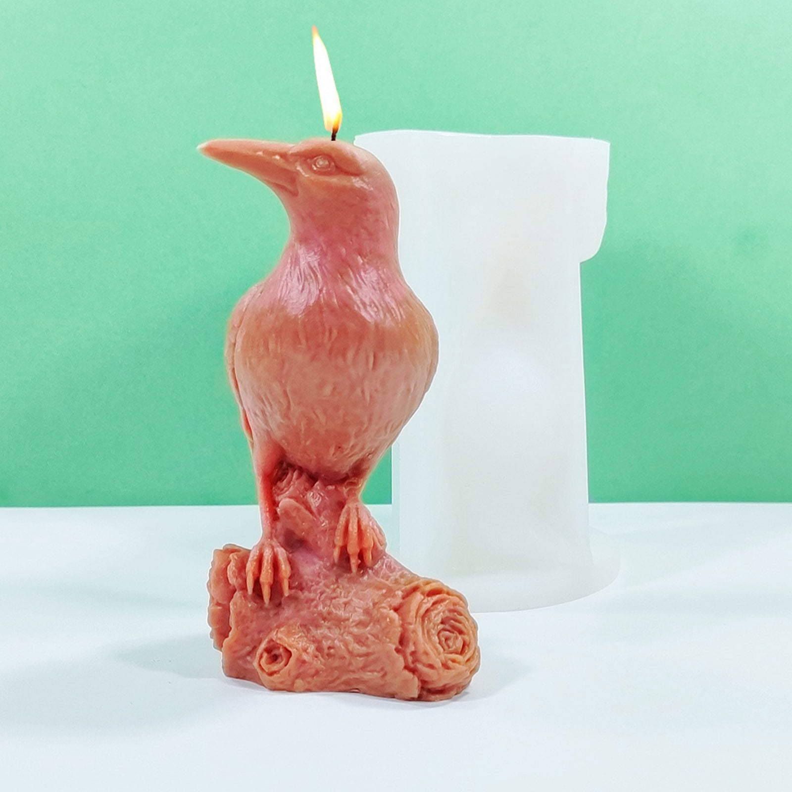 Silicone Molds Crow Molds Halloween Castings Molds Craft Molds Baking Molds Resins Molds for Making
