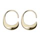 thumbnail image 1 of Xiao Hua Pendientes para mujer chapados en plata pura, con colgante de lágrimas gruesas, dorados., 1 of 4