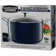 thumbnail image 2 of Granitestone 5qt Gradient Non-stick Pot with Glass Lid, Blue, 2 of 2