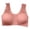 Watermelon Red, variant on Iyufng Women's Lace Panels Bras Front-Closure Pushing Up Everyday Bra Sports Underwear