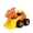 Orange, variant on XIANXIAN Construction Toys for 2 3 4 5 Year Old Boy Kids Toddlers, Press and Go Dino Truck Construction Vehicle Toys Sandbox Excavator Toys Valentines Day Boy Birthday Gifts