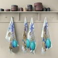 thumbnail image 2 of Rabbit Watercolor Eggs Kitchen Tea Towels Set of 1 Absorbent Hand Dish Towels, Blue Flowers Dishcloths Lint-Free 18x28 Inch Fast Drying for Cooking Baking Home Clean, 2 of 7