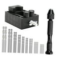 thumbnail image 5 of MLINS 27 Pcs Pin Vise Hand Drill Tool Manual Punch Kit Assorted, 5 of 8