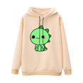 thumbnail image 1 of Gibobby Sudadera cómoda para mujer 2020 otoño nuevos hombres Hip Hop cuello redondo algodón invierno largo suéter completo cuerpo pareja suéter （Caqui， XXL), 1 of 4