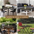 thumbnail image 5 of Dark Brown Bigfoot and Tree Pattern Square Fitted Tablecloth with Elastic Edge,Square Table Cover,Washable Elastic Table Cover for Home Kitchen Party Decor 36"x36", 5 of 6