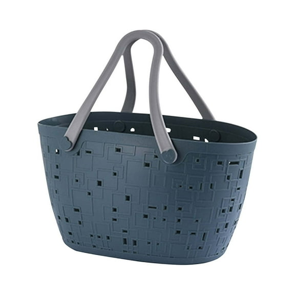 Beach Bag Basket Plastic Tote Bag for Women Lightweight Waterproof Travel Bag Washable Travel Bag Handbag for Sports Beach Market Pool