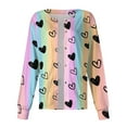 thumbnail image 3 of LHVUOA Valentines Day Scrub Shirts for Women Scrubs Top Jacket Snap Front Cute Long Sleeve Nurse Uniforms Workwear Tops with Pockets, 3 of 3