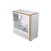Lian Li LAN217W LANCOOL 217 Walnut Wood ATX Mid Tower Case White