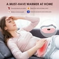 thumbnail image 5 of Electric Heating Pad, Portable Cordless Menstrual Heating Pad with 3 Heat Levels and 4 Massage Modes, Fast Large Heating Belly Wrap Belt Pink Relief Gifts for Women Girls Her, 5 of 9