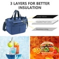 thumbnail image 3 of Bolsa de almuerzo aislada para mujeres y hombres grandes bolsas de almuerzo para el trabajo picnic playa con correa para el hombro, 3 of 5