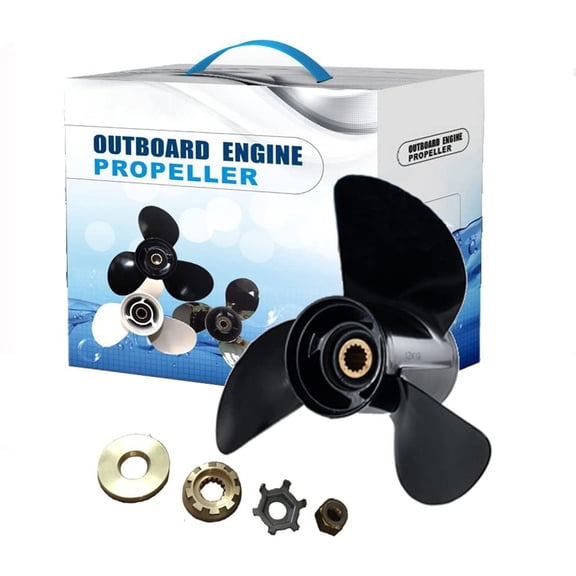 Max Motosports Aluminum Boat Propeller for Mercury Mercruiser 14-1/2x19 Prop 48-832830A45 14.5"x19"