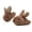 Brown, variant on Toddler Rabbit Slippers Boys Girls Non-Slip Cute Winter Bunny Slippers Kids Cartoon Soft Plush Warm House Bedroom Shoes for Little/Big Kid