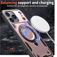 thumbnail image 2 of MYKOMI Magnetic Case for iPhone 17 Pro Max,Military Grade Protection Heavy Duty Shockproof with Rotating Ring Kickstand Case Cover for iPhone 17 Pro Max, 2 of 6
