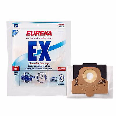 Genuine Eureka Style EX 6978 6993 Vacuum Dust Bags 3 Count Bag 60284A 