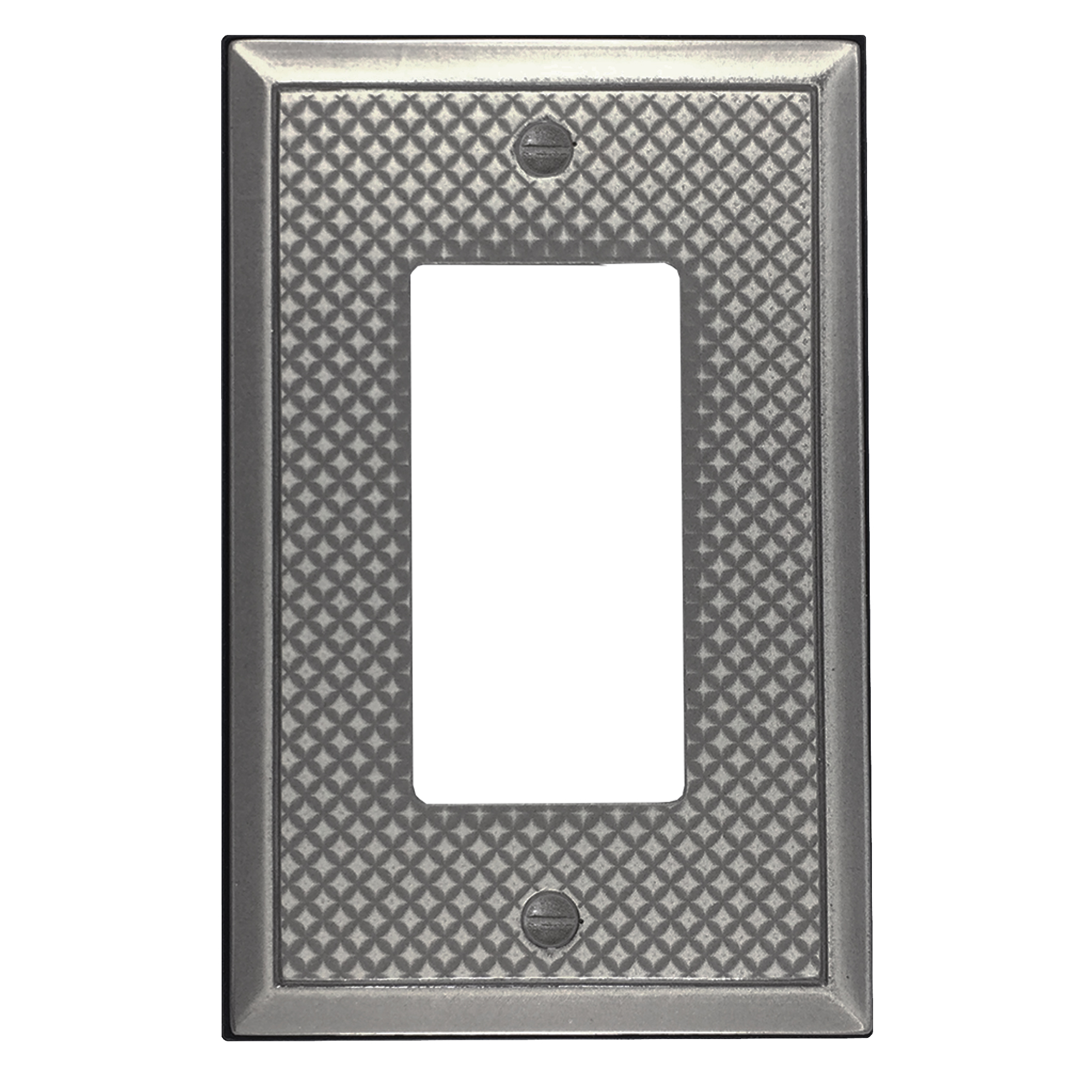 Questech Décor Single Rocker Wall Plate, Pyramid Light Switch Cover