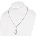 thumbnail image 2 of Leslie's 925 Sterling Silver Polished & Laser Cut Bead Necklace; 18.5 inch; for Adults and Teens; for Women and Men, 2 of 3