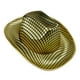 thumbnail image 5 of Sombrero de vaquero, accesorios de disfraz, decoración, accesorios para fotos, sombrero para el sol transpirable para Oro jinwen Sombrero de vaquero, 5 of 8