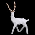 thumbnail image 4 of Deer Statue Decoration, Decorative Exquisite Deer Statue, Geometric Desktop 2Pcs For Cabinet Table Resin Deer Statue Animal Sculpture, 4 of 8